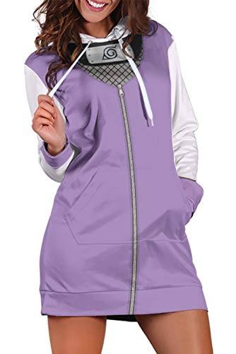 Enhopty Uchiha Sasuke Hinata Hyuga - Sudadera con capucha para mujer, talla S