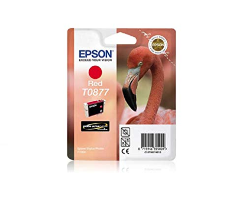 Epson C13T08774010 - Cartucho de tinta, rojo, Ya disponible en Amazon Dash Replenishment