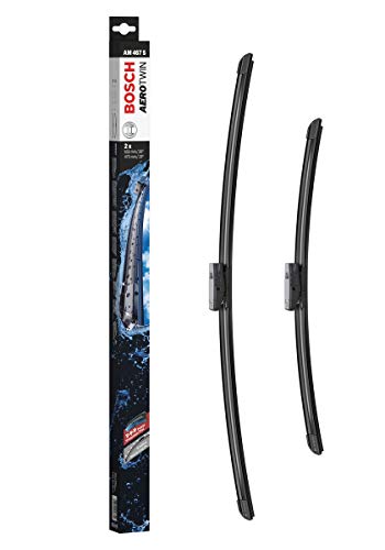 Escobilla limpiaparabrisas Bosch Aerotwin AM467S, Longitud: 650mm/475mm – 1 juego para el parabrisas (frontal)