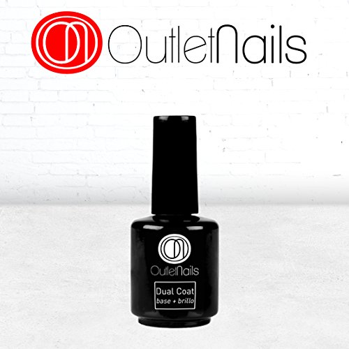 Esmalte Permanente Dual Coat 15ml / UV/LED/Fácil de retirar/Outlet Nails/Esmaltado Permanente