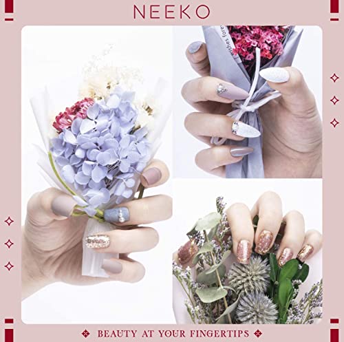 Esmalte Semipermanente Nude, Neeko Pintauñas Semipermanente Gliter Rosa 6 Colores Colección Novia Brillo Lechoso Purpurina Kit Esmalte Semipermanente Para Unas De Unas Led Esmalte De Uñas De Gel