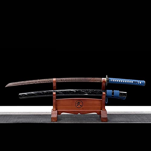 Espada samurái de palisandro natural de 103 cm,katana de madera con funda,Bokken hecho a mano para entrenamiento de kendo,decoración del hogar,cosplay,coleccionismo,entrenamiento de artes marciales