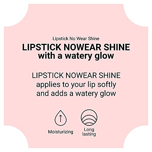 ESPOIR.Lipstick No Wear Shine 4.5g_Light lipstick as if not wearing it (#2 HUG ME FIG)