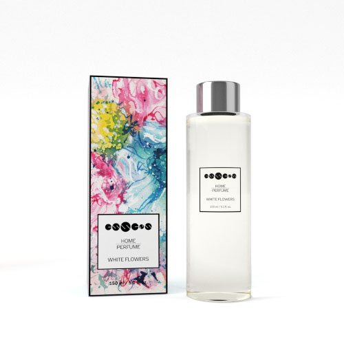 Essens Home Perfume - Recambio para flores blancas, 150 ml