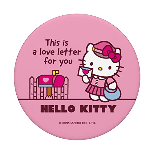 Esta es una carta de amor para ti - Hello Kitty PopSockets PopGrip Intercambiable