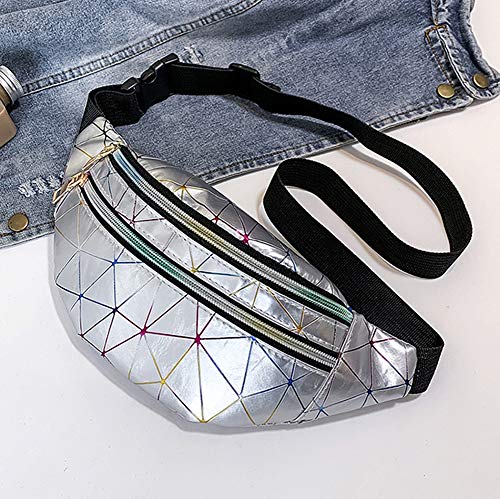 Estwell Riñonera Mujer Moda Riñonera Deportiva Viaje Bolso de Cintura Running Impermeable Riñoneras de Marcha Fanny Pack