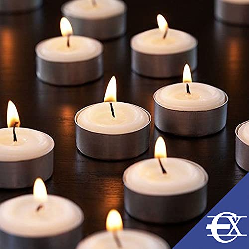 EUROXANTY Velas Aromáticas | Velas Perfumadas | Vela Aromaterapia con Fragancia de Coco | Candelita Aromática | Pack de 20 |