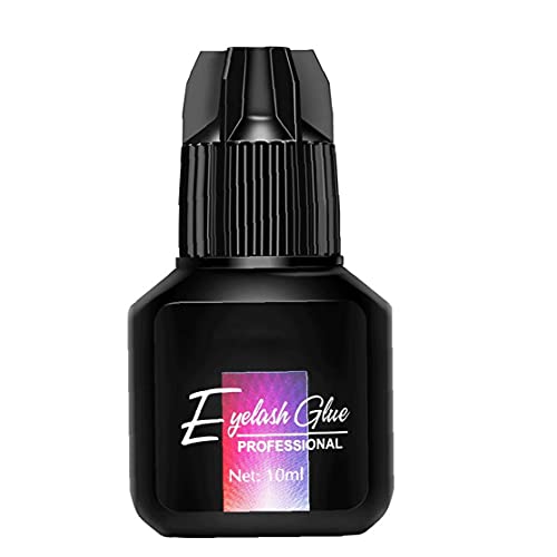 Extensiones de pestañas Pegamento Profesional Individual Extra Fuerte Semi Permanente de Secado Libre de látex para la Belleza de Las Mujeres 10ML