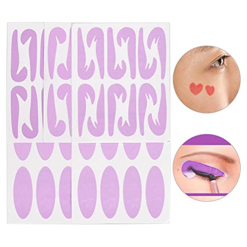 Eyeliner Stencil Pads 8 Unids con Alas De Consejo con Alas Conjunto De Plantillas De Ojos Conjuntamente Herramientas De Maquillaje De Ojos