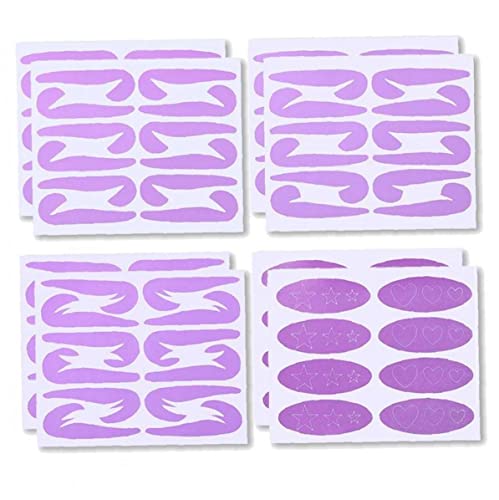 Eyeliner Stencil Pads 8 Unids con Alas De Consejo con Alas Conjunto De Plantillas De Ojos Conjuntamente Herramientas De Maquillaje De Ojos