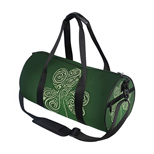 FAJRO Happy St Patrick's Day Gym Bolsa de viaje para hombre