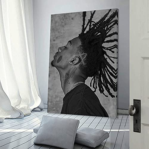 FANFF 9-Playboi Carti Music Canvas Poster Pintura decorativa Lienzo de pared Arte de la sala de estar Carti Pintura del dormitorio 30 x 45 cm