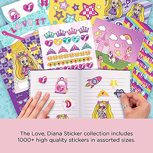 Fashion Angels Love, Diana 1000+ Sticker Book, Multi (56200)