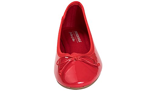 Feversole Women's Macaroon Colorful,Cojín de Espuma con Memoria Colorida Macaron para Mujer, diseño Plano de Charol