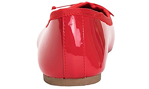 Feversole Women's Macaroon Colorful,Cojín de Espuma con Memoria Colorida Macaron para Mujer, diseño Plano de Charol