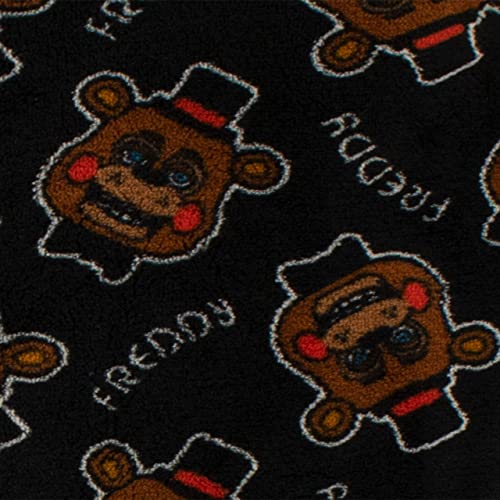 FIVE NIGHTS AT FREDDY'S Pijama Entera para Niños Negro 9-10 Años