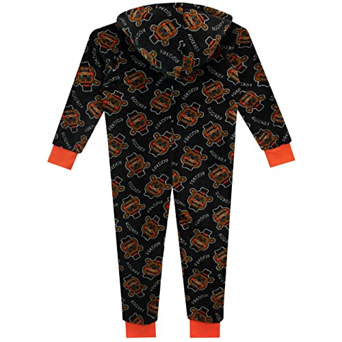 FIVE NIGHTS AT FREDDY'S Pijama Entera para Niños Negro 9-10 Años