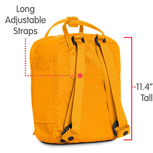 Fjällräven Re-Kånken Mini - Mochila, Unisex Adulto, Amarillo (Sunflower Yellow), 29 x 20 x 13 cm