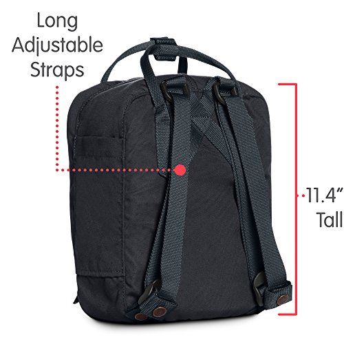 Fjällräven Re-Kånken Mini - Mochila, Unisex Adulto, Gris (Slate), 29 x 20 x 13 cm