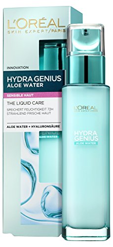 Fluido hidratante Hydra Genius Aloe Aqua, de la marca L 'Oréal Paris.