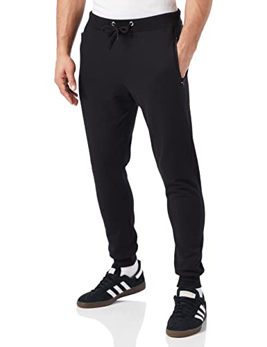 FM London Hyfresh Slim Fit, Pantalones deportivos Hombre, Negro (Black 01), Large