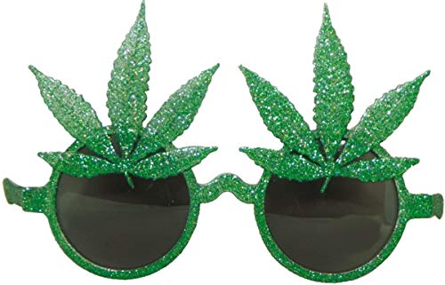 Folat B.V.- Folat Gafas de hojas de cannabis, Color verde (Northstar 705)