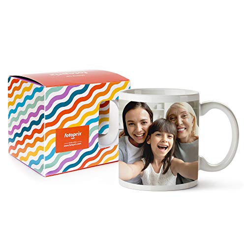 Fotoprix Taza Personalizada Mejor madre y Abuela | Regalo Original día de la Madre | Varios diseños Disponibles. (Diseño: Madre 7)