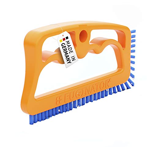 Fuginator - Cepillo para Juntas de Azulejos, Color Naranja y Azul - Innovador Cepillo de lechada para Limpieza de Juntas en el baño, Cocina y hogar (1)