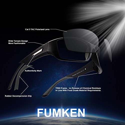 FUMKEN polarised Gafas de sol deportivas para hombres mujeres ciclismo escalada protección anti - deslumbrante uv400 tr90 marco irrompible