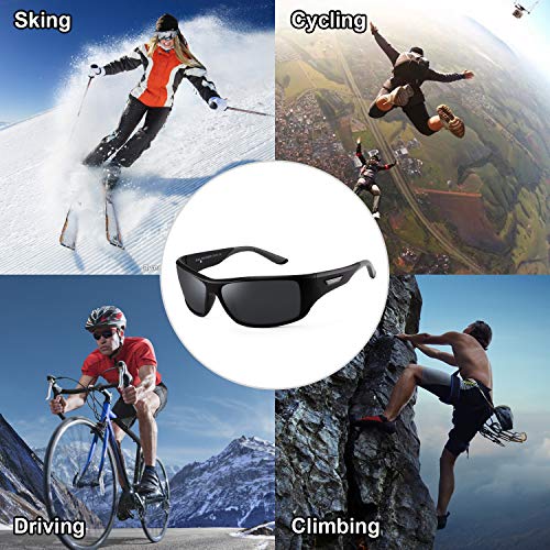 FUMKEN polarised Gafas de sol deportivas para hombres mujeres ciclismo escalada protección anti - deslumbrante uv400 tr90 marco irrompible