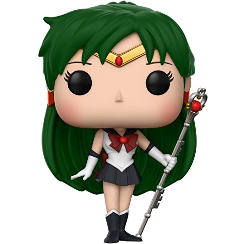 Funko Sailor Pluto: Sailor Moon x POP! Animation Vinyl Figure & 1 POP! Compatible PET Plastic Graphical Protector Bundle [#296 / 13757 - B]