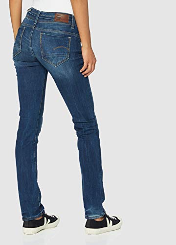 G-STAR RAW, mujer Jeans Midge Saddle Straight , Azul (dk aged 6553-89), 26W / 32L