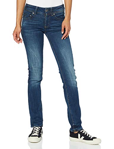 G-STAR RAW, mujer Jeans Midge Saddle Straight , Azul (dk aged 6553-89), 26W / 32L