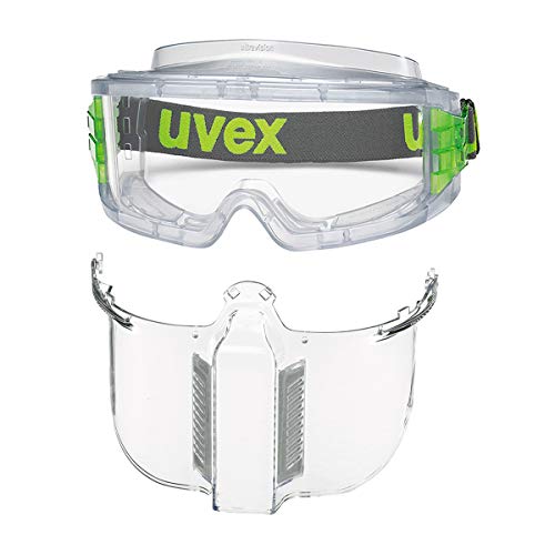 Gafas panorámicas de seguridad ultravision + Visor de protector facial (PACK)