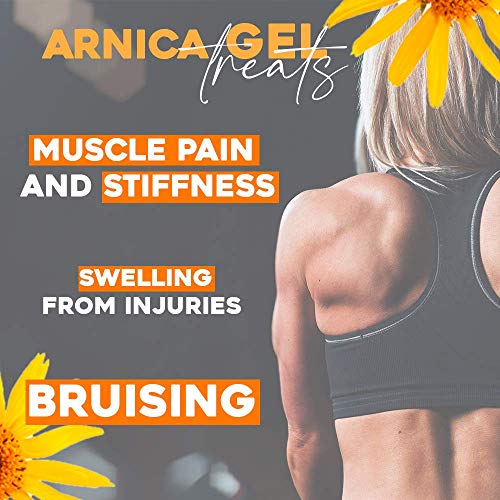 Gel de Arnica 90% 500 ml Bebé – Dolores musculaires – ecchymoses – Gel refrescante – hématomes – bueno para los dolores – Sport recuperación – articulaciones – Gel de masaje