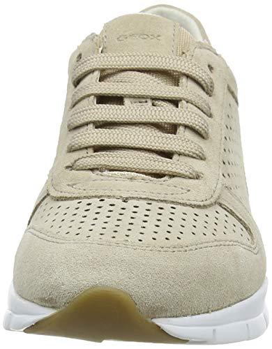 Geox D SUKIE B Zapatillas Mujer, Beige (Lt Taupe C6738), 38 EU