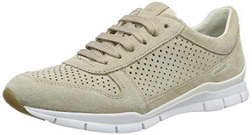 Geox D SUKIE B Zapatillas Mujer, Beige (Lt Taupe C6738), 38 EU