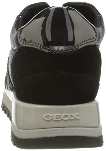 Geox D TABELYA A Zapatillas Mujer, Negro (Black), 38 EU