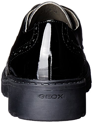 Geox J Casey Girl N, Zapatos Niñas, Negro, 37 EU