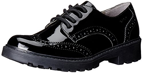 Geox J Casey Girl N, Zapatos Niñas, Negro, 37 EU