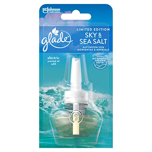 Glade Brise) - Recambio de aceite esencial eléctrico, ambientador eléctrico con aceite aromático, salt, 1 unidad (20 ml)