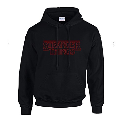 GLND Sudadera Stranger Things con Capucha e Impresion de Terciopelo Premium 270grs (L)