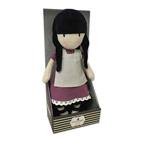 Gorjuss M-06-G Muñeca de Trapo en Display - My Secret Place, 30 cm