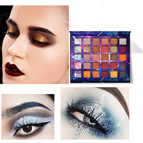 Greatlizard Greatlizard Palette de fard à paupières mat 30 couleurs, Palette de fard à paupières Pigment Sequins, Palette de maquillage fard à paupières Cosmétiques, Maquillage des yeux