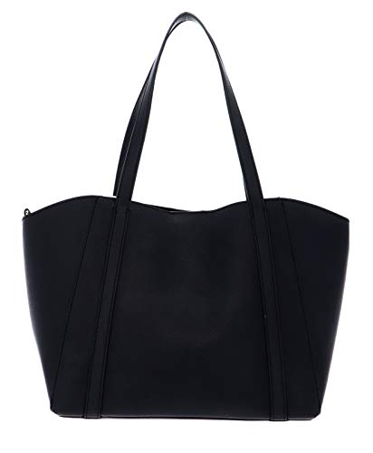 Guess Naya Trap Tote, Bags Crossbody para Mujer, Negro, Talla única