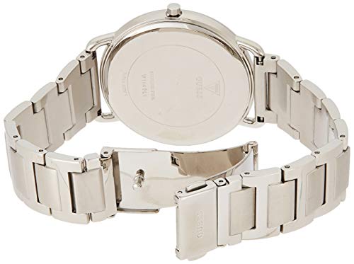 GUESS Reloj analógico para Mujeres. de Cuarzo con Correa en Acero Inoxidable W1149L1