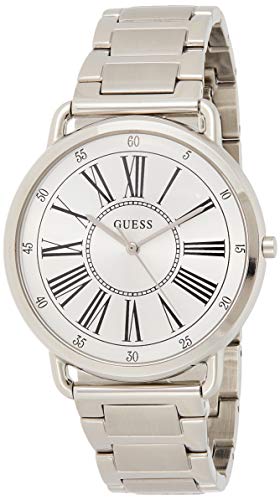 GUESS Reloj analógico para Mujeres. de Cuarzo con Correa en Acero Inoxidable W1149L1