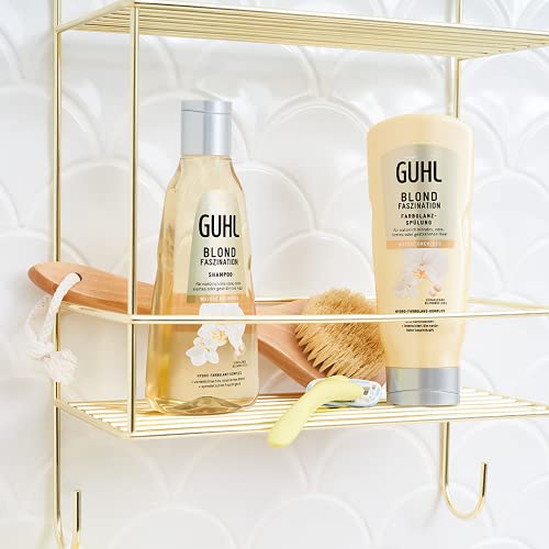 Guhl Bálsamo acondicionador para fascinación, con orquídea blanca, para cabello rubio y teñido, 200 ml