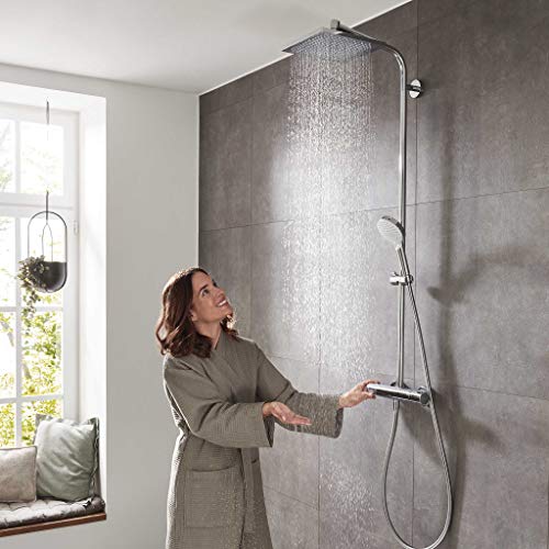 Hansgrohe 27271000 Crometta E 240 Sistema de ducha, 2 tipos de chorro, Cromo, 240 mm