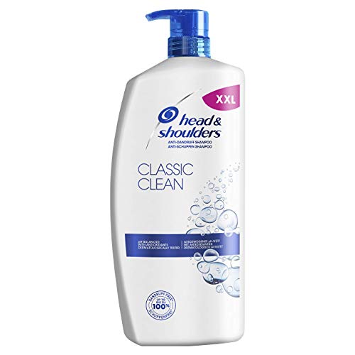 Head & Shoulders Classic Clean - Champú anticaspa (4 unidades de 900 ml)